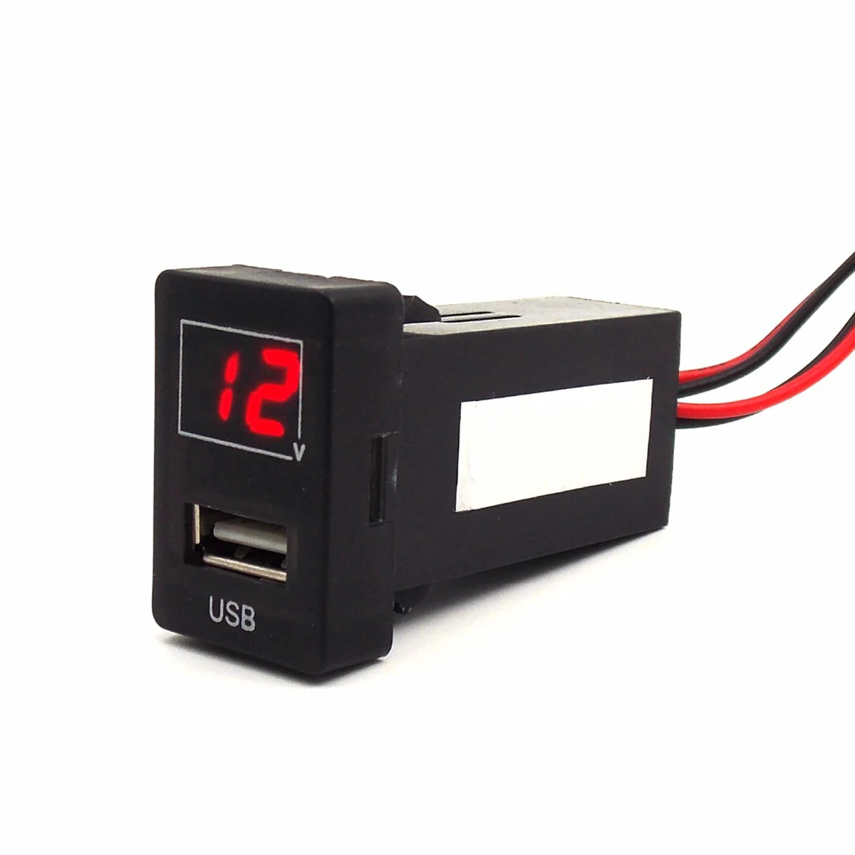 usb розетка в автомобиль врезная с вольтметром