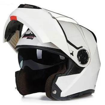 

Tanked Daul visor racing motorcycle helmets Flip Up motorn bn m bike Open face Moto corss country off road safety helmet headpie