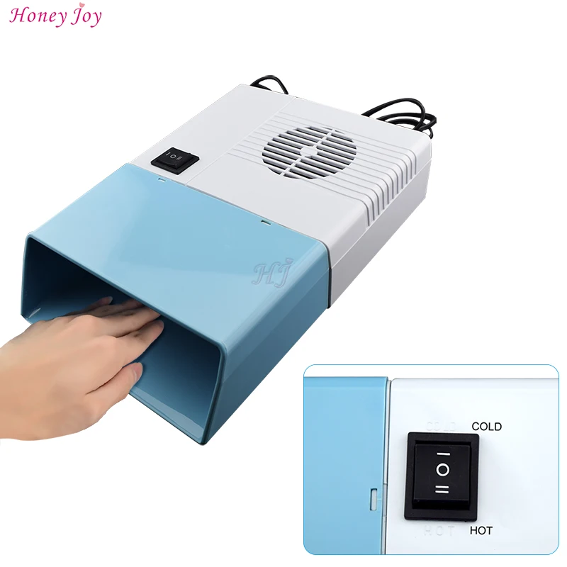 Buy White Blue Hot & Cold Air Nail Dryer Blower Manicure for Drying Nail Polish