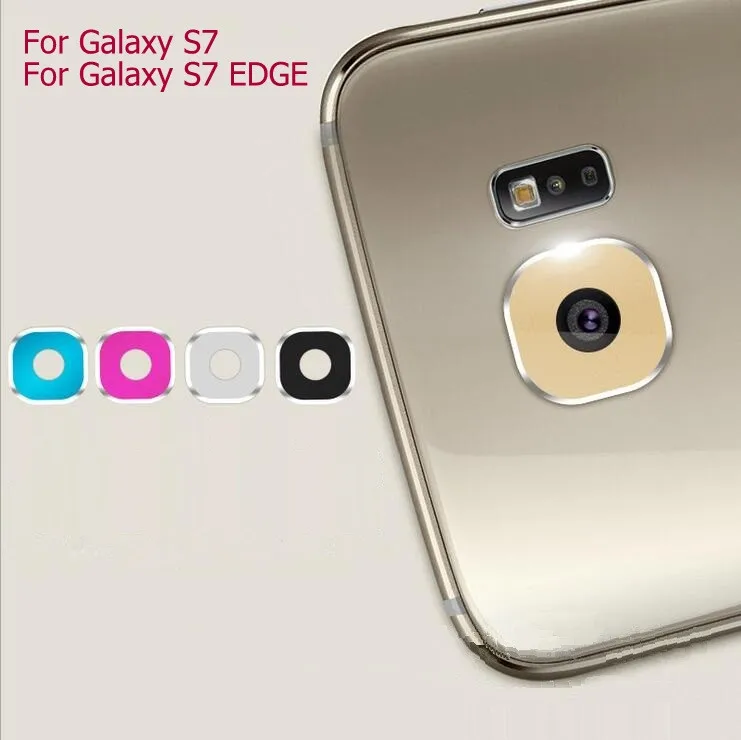 NEW Fashion Rear Camera Lens Metal Protective Ring Guard Cover Protector for Samsung Galaxy S7 S7