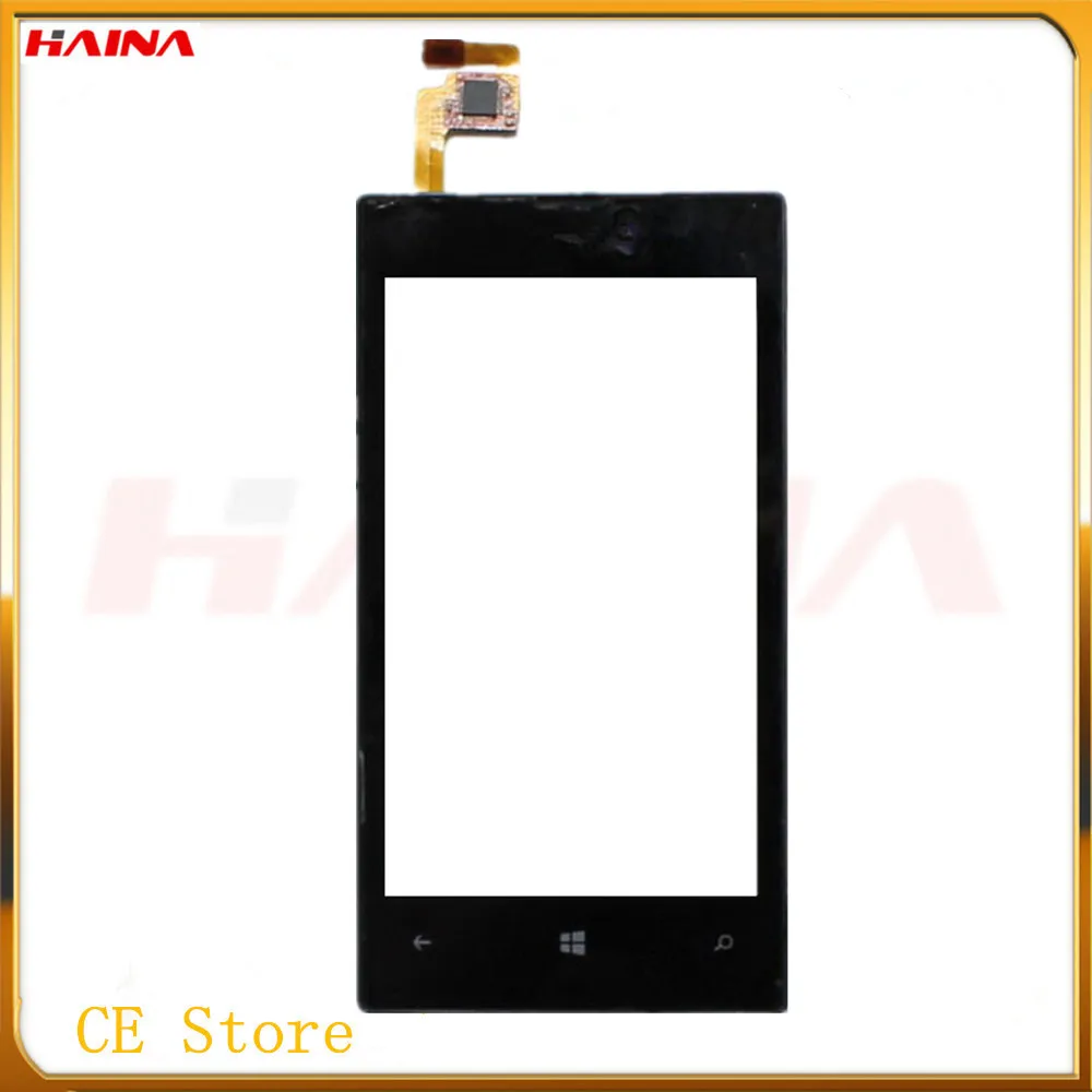 Сенсорный экран 4 0 дюйма 100% ok с рамкой для Nokia Lumia 520 N520 дигитайзер переднее стекло