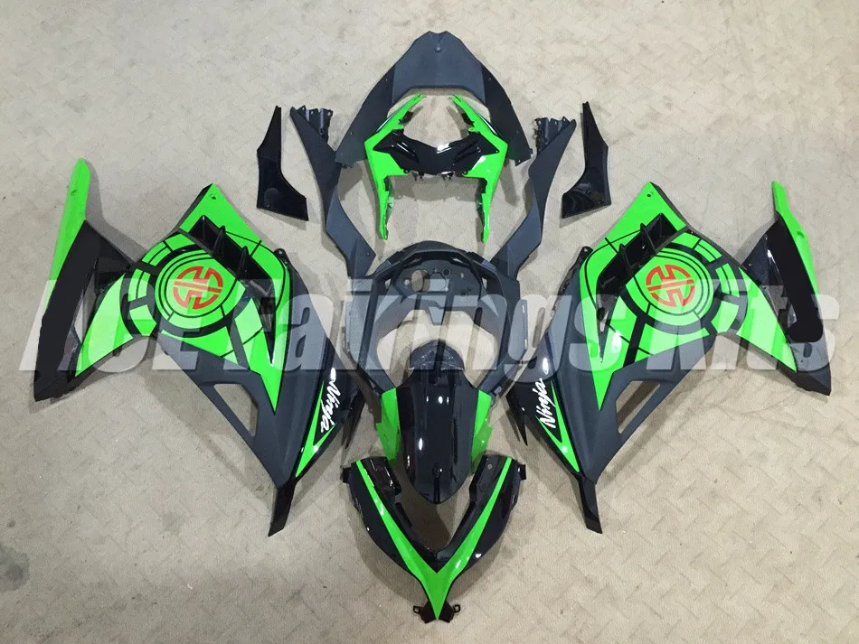 

New Injection Mold Abs Fairings set Fit for kawasaki EX300 2013 2014 2015 Ninja300 13 14 15 16 EX 300 Bodywork custom green
