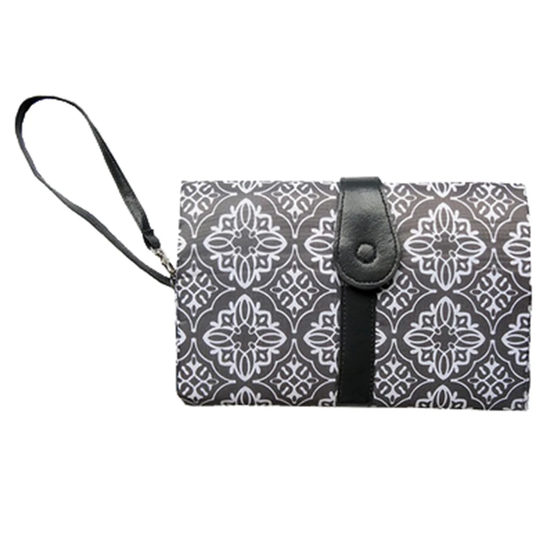 Baby Nappy Changing Pads Bag Waterproof Diaper Cover Bags Portable Newborn Wipeable Mat Station Clutch Hangs Stroller BB3052 (2)