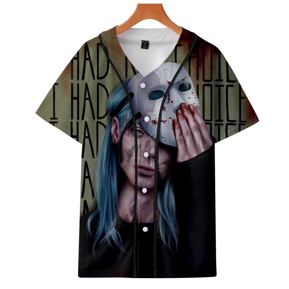 

2019 hot 3D sally face sala new Team Baseball T-Shirt Women/Men College Clothes Loose Casual Harajuku T-Shirt Unisex Clothes