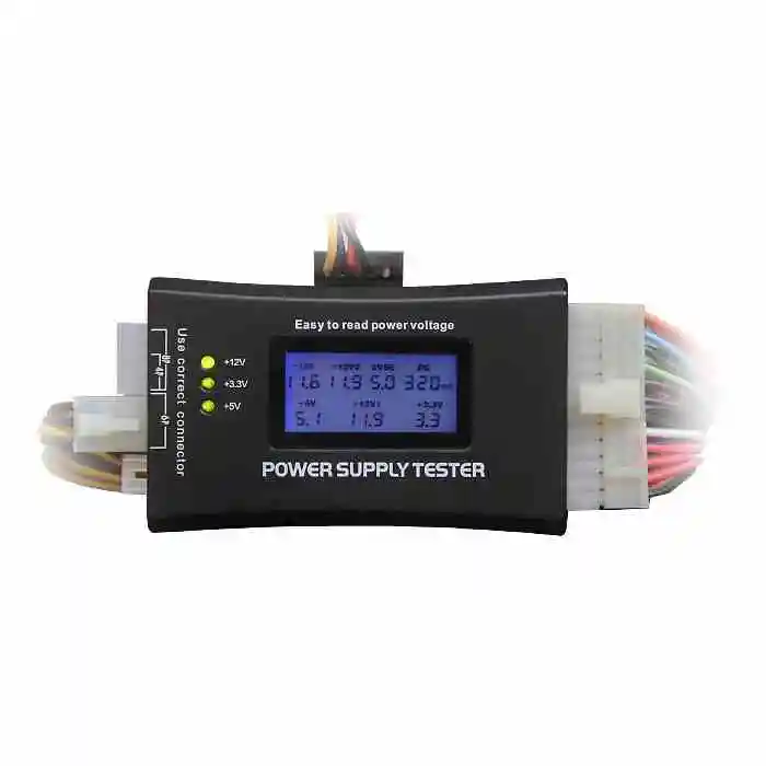 

Digi-LCD PC Computer 20/24 Pin 4 PSU ATX BTX ITX SATA HD HDD Power Supply computer case Tester plastic box
