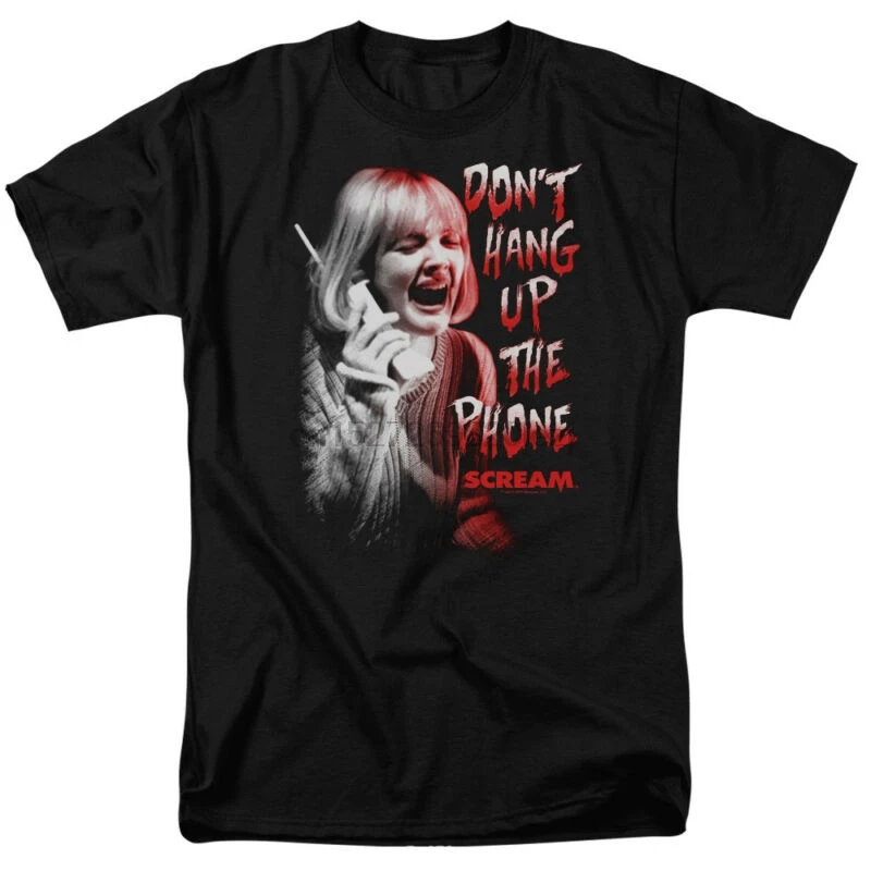 

Scream Movie DON'T HANG UP THE PHONE Licensed Adult T-Shirt All Sizes