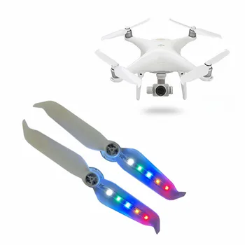 

9455s LED Flash Rechargeable Propellers for DJI Phantom 4 Pro V2.0 LED Night Flying Blade Phantom 4 Series Drone Low Noise Props