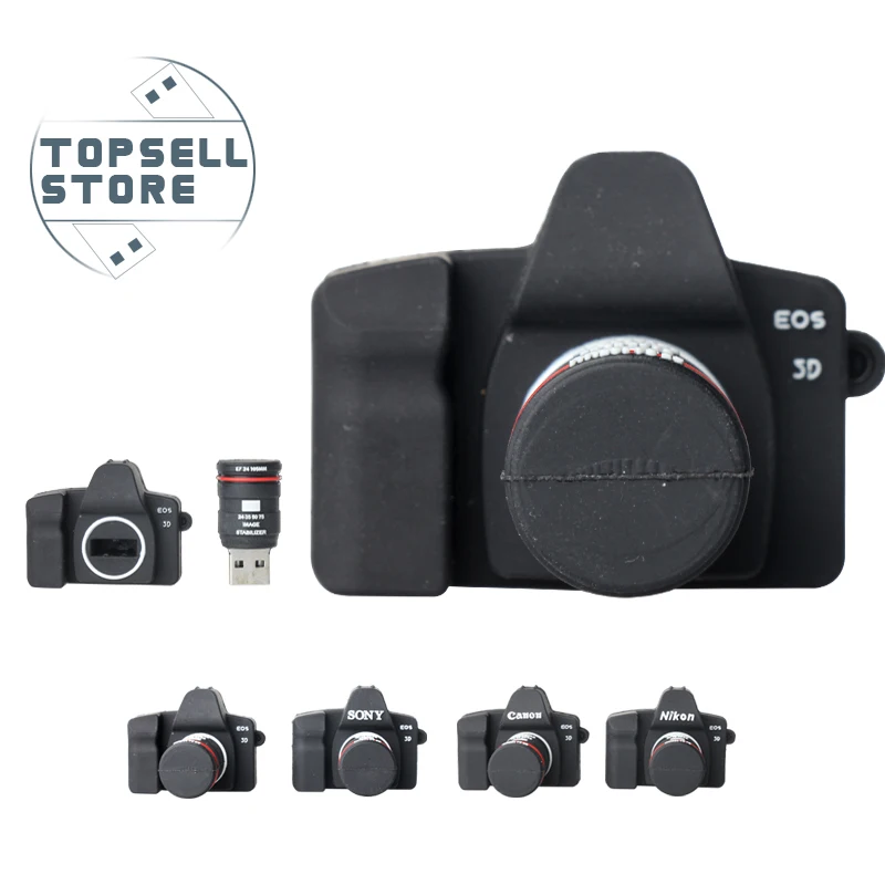 BIYETIMI Usb Flash Drive Camera 8GB 16GB 32GB 64GB Memory Usb Stick 2.0