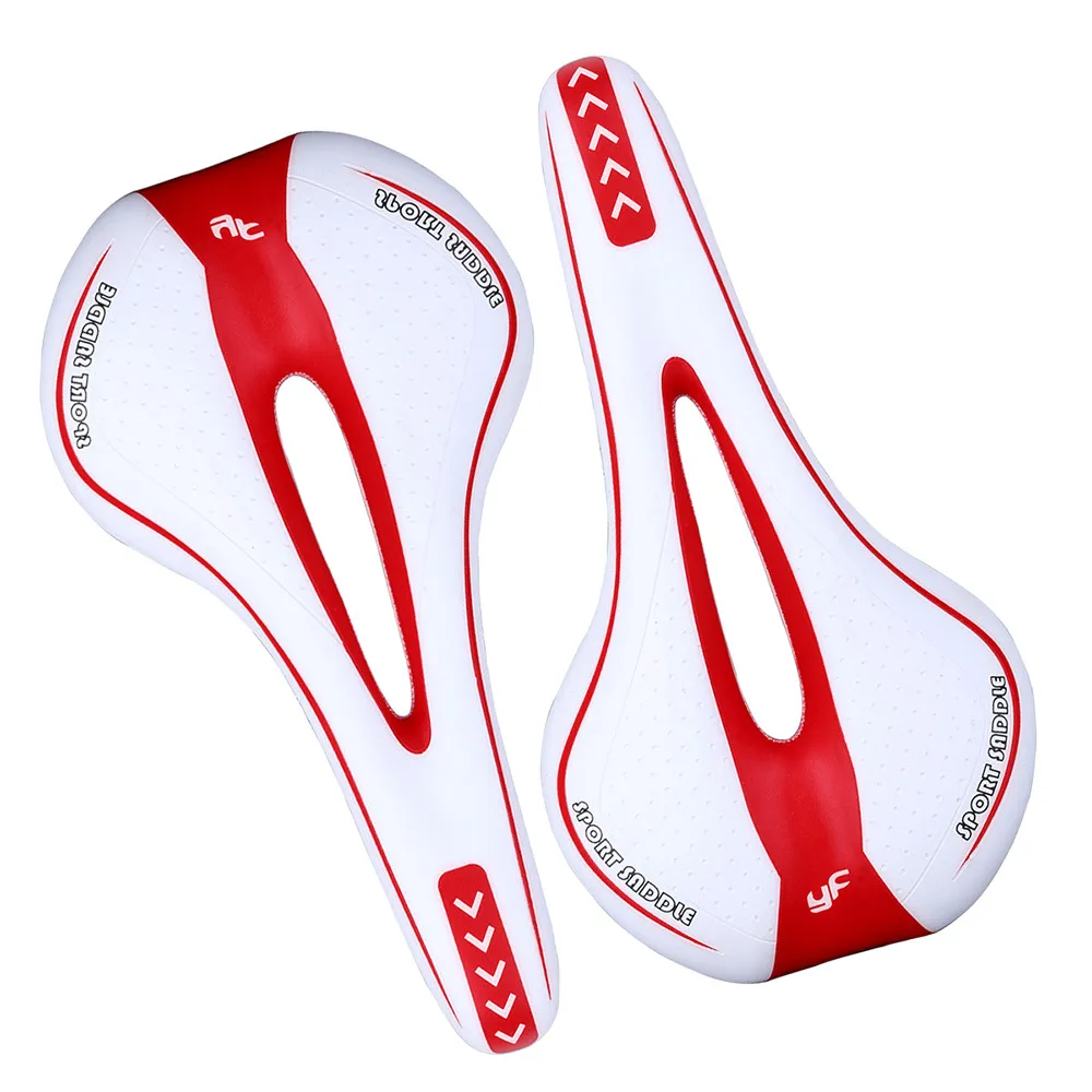  Silicone Gel Extra Soft Bicycle Bike MTB Saddle Cushion Seat Cover Pad Comfort Road Mountain Bike Leather Woman #3O18 (53)
