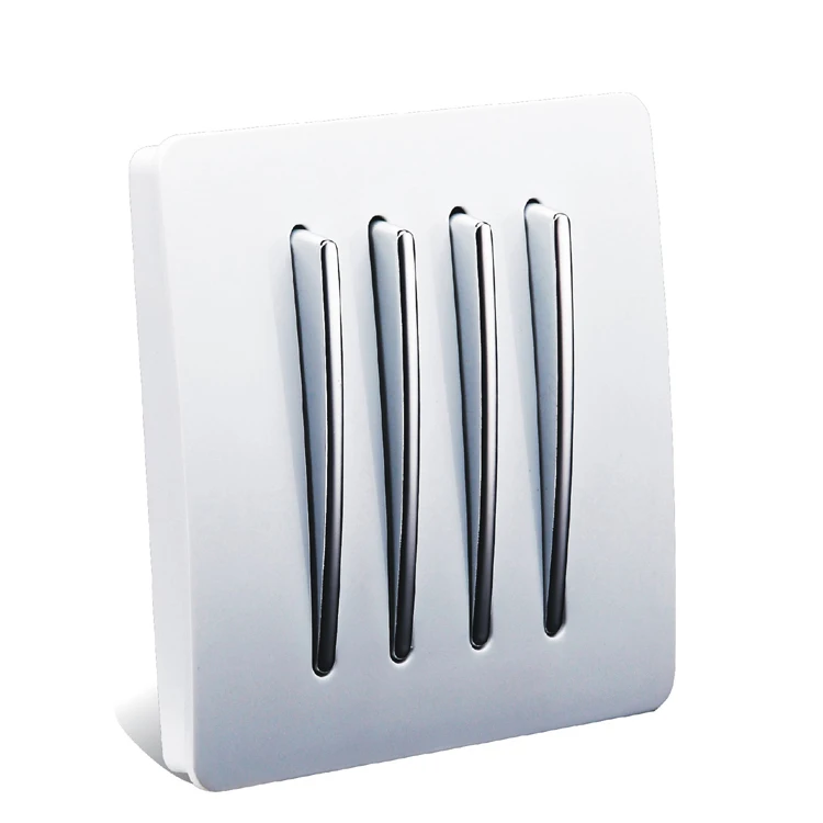 

White Wall Switch Light Switch Four Control Two Way 10A 110V- 250V