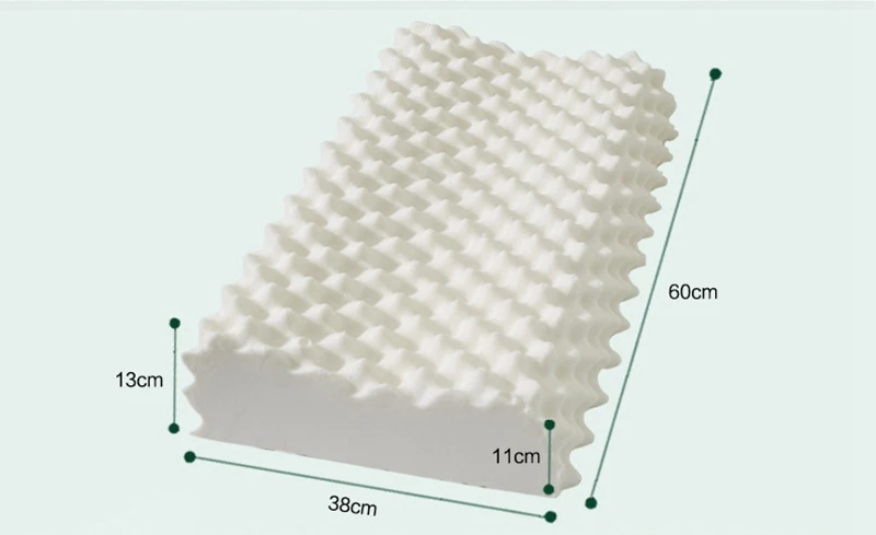 Подушка из натурального латекса для сна ортопедическая Шейная подушка для шеи Ортопедическая подушка для массажа латекса Ортопедическая подушка для шейного отдела