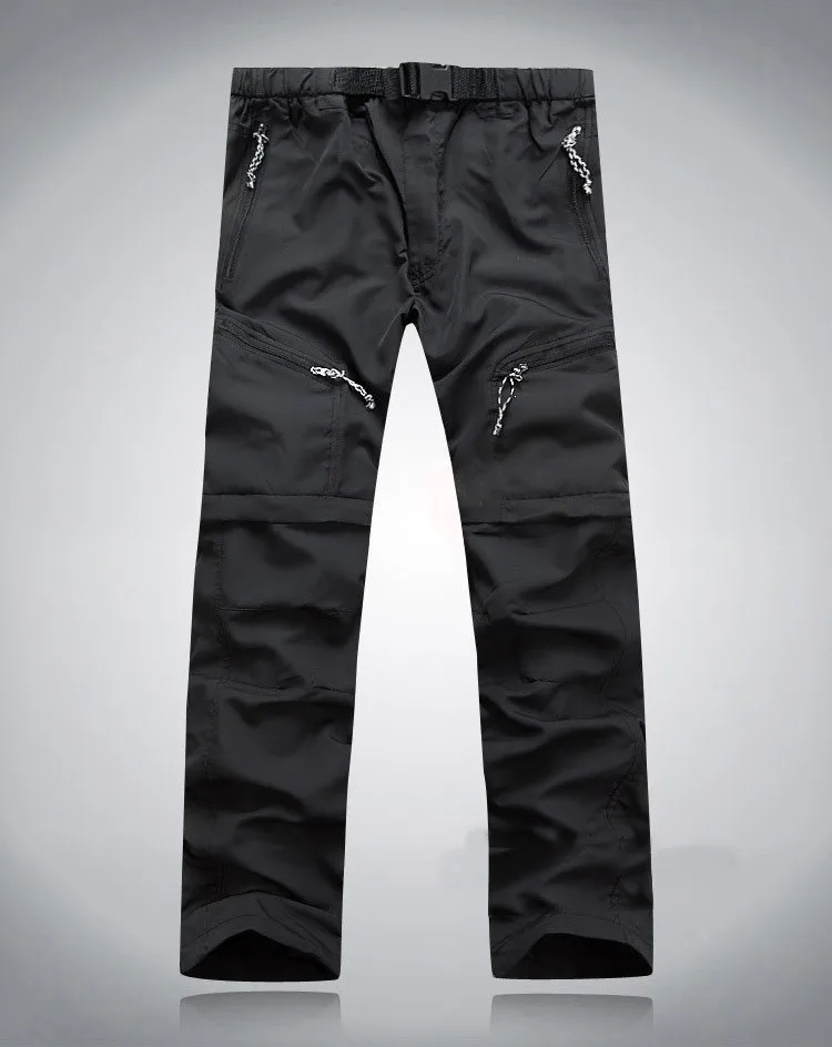 Открытый Летний Сменные брюки Для мужчин открытый быстросохнущая брюки с УФ-защитой брюки воздухопроницаемые рыболовные и охотничьи брюки мужской плюс Размеры
