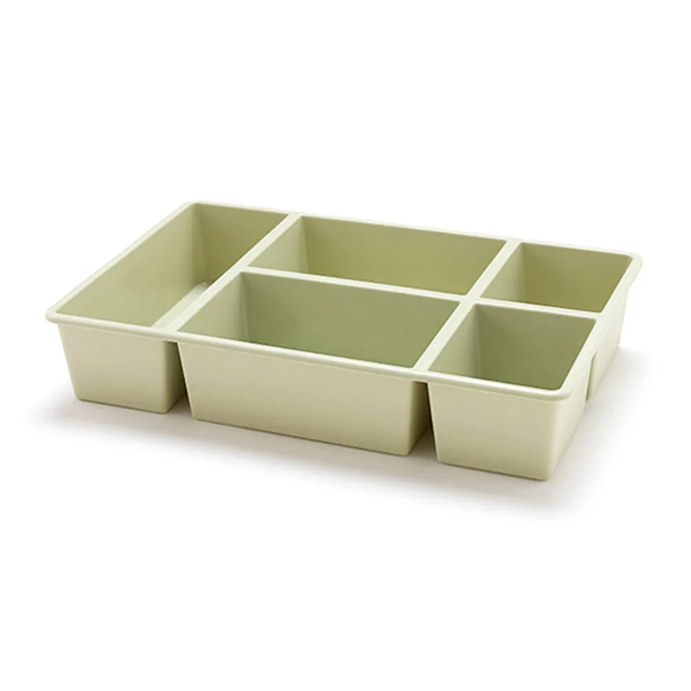 

Plastic Makeup Organizer 5 Grids Desktop Storage Box Cosmetic Sundries Case Container Hot Sale