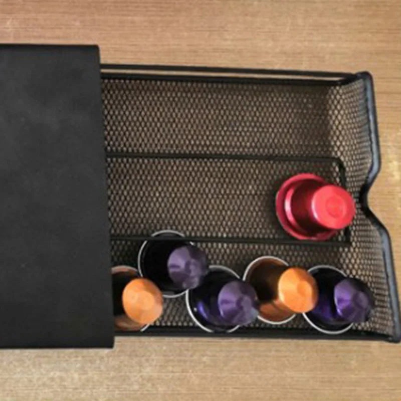 Горячая-прочная стойка для кофе с выдвижными ящиками, капсульный органайзер, кофейная капсула с держателем, подставка для кофейных капсул, Лавацца/капсулы кофе nespresso Sh