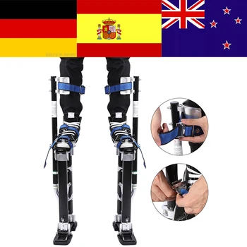 

Professional Plastering Stilt Ladder Drywall Plaste Stilt Paint Painter DIY Tool Accessory 18 to 31inch Adjustable Aluminum