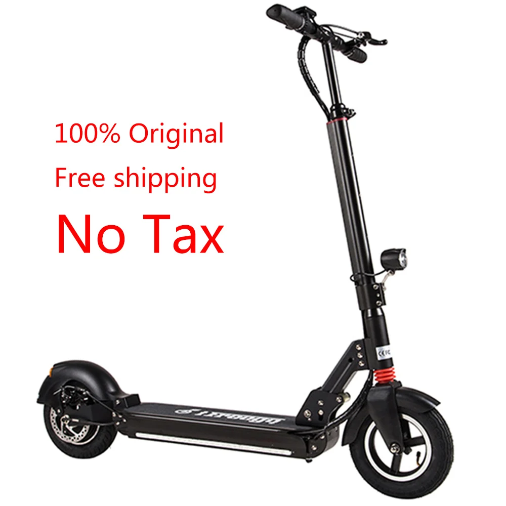 

Free Shipping Folding Electric Scooter 10 Inch Two Wheels Electric Scooter Great 2.6Ah Battery LongBoard Skateboard Kick Scooter