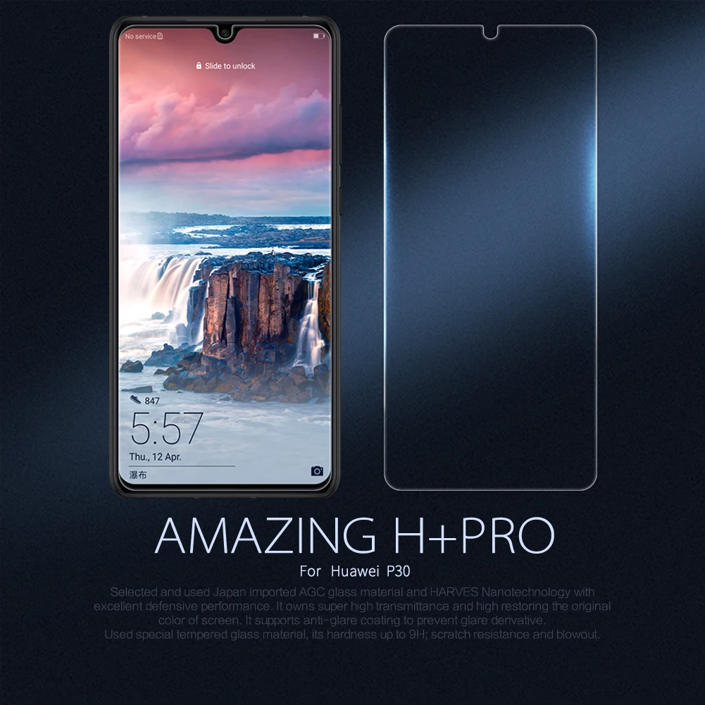 Huawei P30 стекло Nillkin Amazing H+ Pro 0,2 мм протектор экрана закаленное стекло для huawei P30