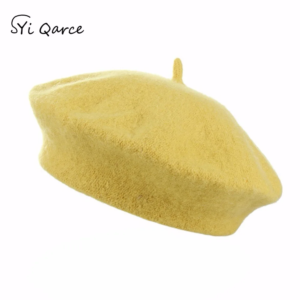 SYi Qarce, высокое качество, детский Модный хлопковый берет, шапка, лучший подарок для девочки, весна, осень, зима, удобный берет, шапка, NM140-46