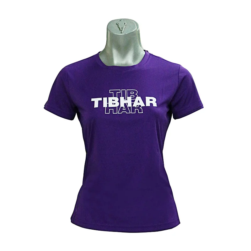 Tibhar для игры в настольный теннис, футболка быстросохнущая Футболка короткий рукав для Пинг Понг ткань спортивной футболки для тренировок