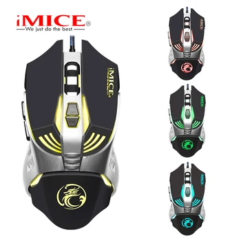 

Professional Game Wired Mouse 3200DPI Optical Macro Programmable 7 Buttons Gaming Mouse Gamer LED Backlight Breath Computer Mice