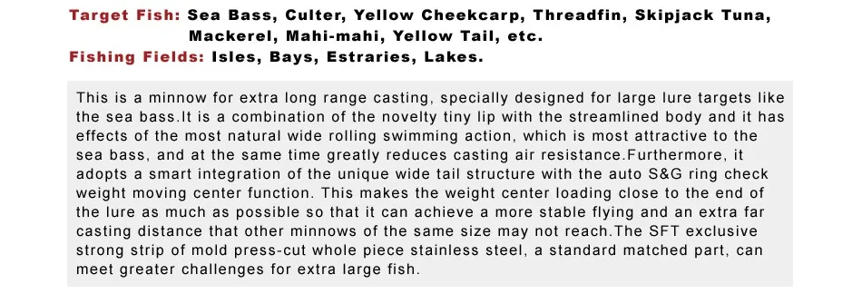 SFT 115 мм/SP рыболовная приманка, длинная литая приманка, рыболовные снасти, плавающие приманки для ловли гольян, искусственные приманки