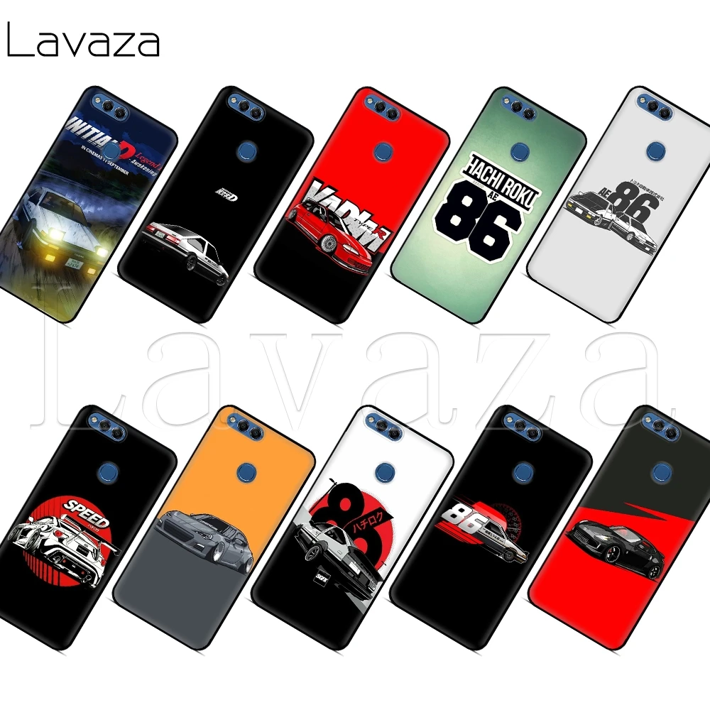 Lavaza initial d AE86 Case for Honor Mate 10 20S 6A 7A 7C 7X 8A 8C 8X 9 P9 Lite Pro Y6 Y7 Y9 Prime | Мобильные телефоны и