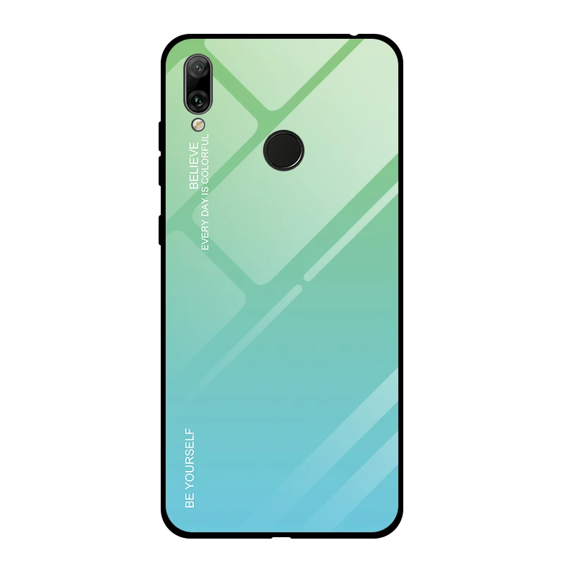 Чехол из закаленного стекла для huawei Y7 Prime Y6 Pro Y9 P Smart чехол для huawei P30 Pro P20 Lite Y7 Y6 Y5 чехол - Цвет: Pattern 6