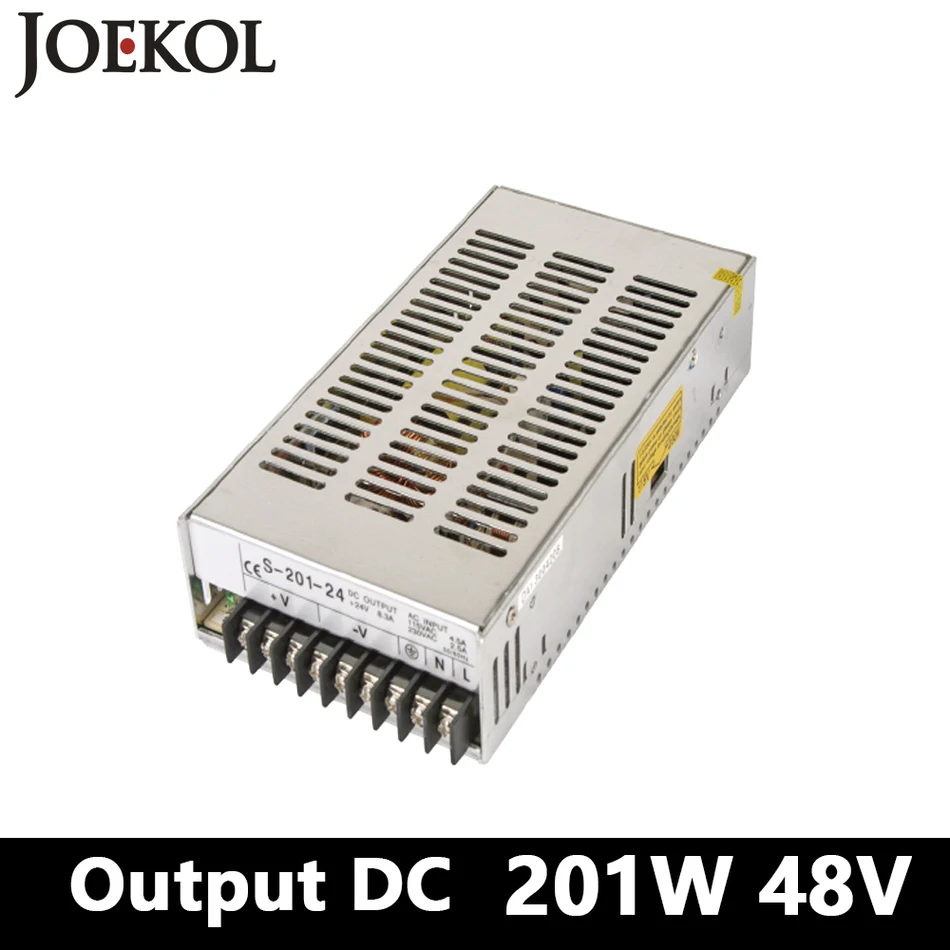 

Switching Power Supply 201W 48v 4.2A,Single Output Ac-Dc Power Supply For Led Strip,AC110V/220V Transformer To DC 48V