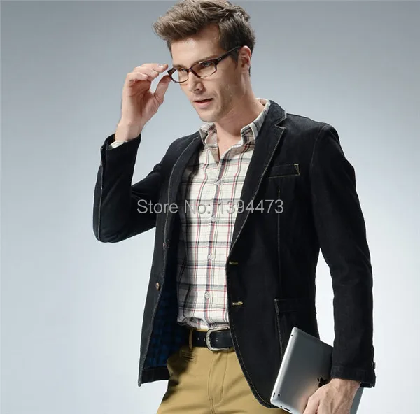 jeans with black coat