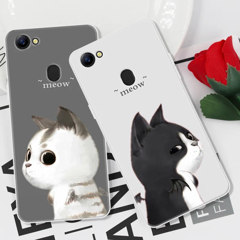 Чехол для OPPO F7 милый мультяшный Мягкий силиконовый чехол OPPOF7 F 7 защитный coque