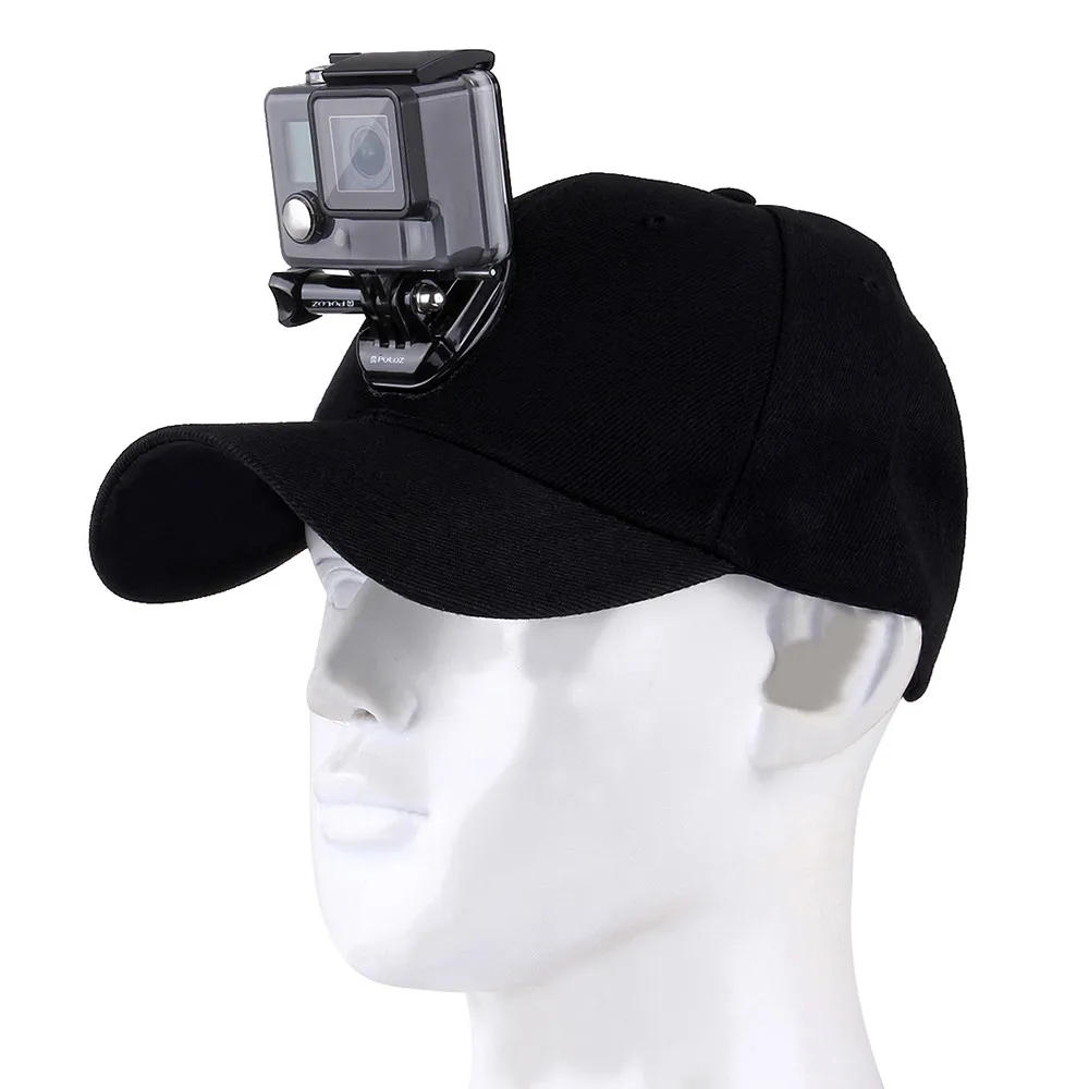 MUQGEW Hot fashion Baseball Cap for Action Cameras Holder Hat with