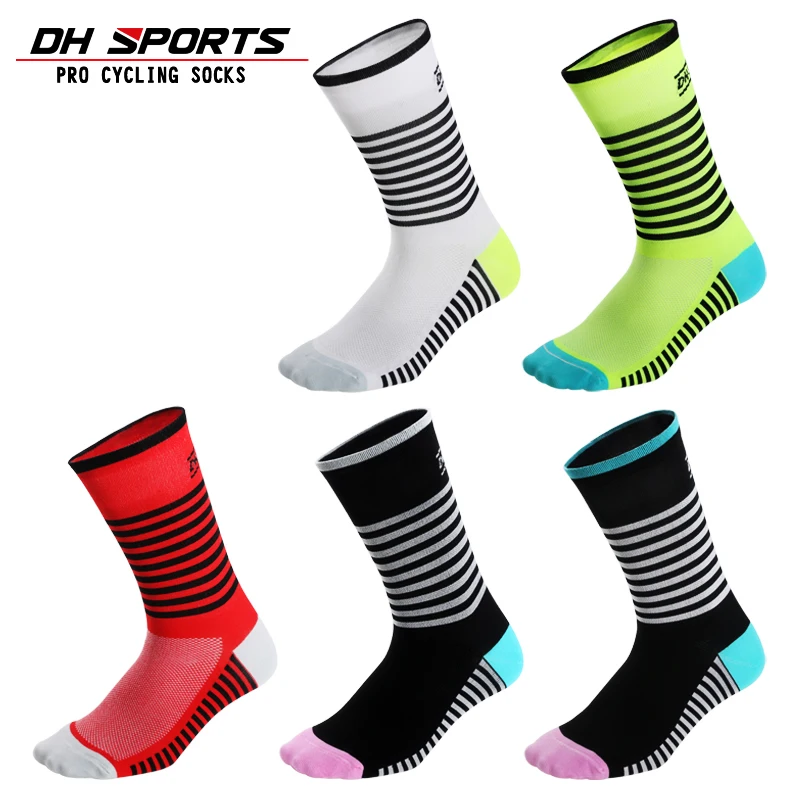 DH SPORTS Cycling Socks Men Professional Bike Bicycle Cycle Socks Women