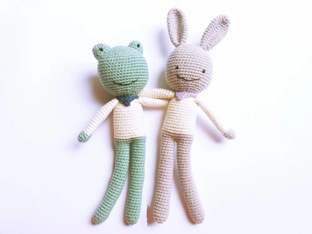 Вязаные игрушки амигуруми или кукла-кролик Номер модели XH0412013