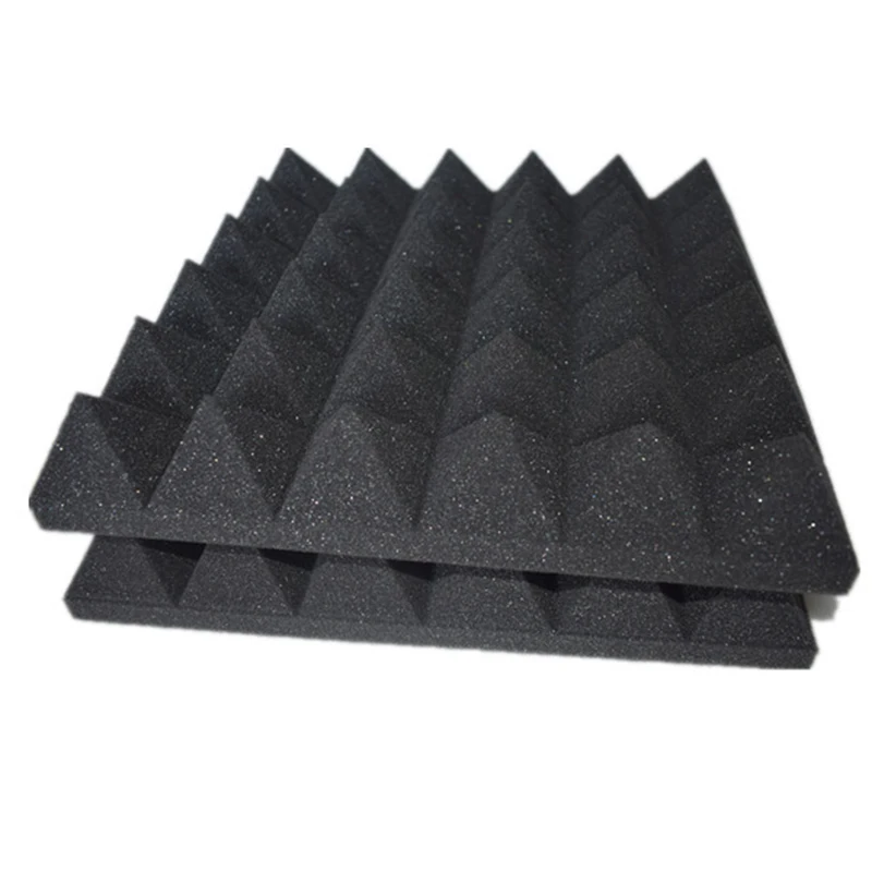 4pcs/lot Soundproofing Foam Acoustic Foam Sound Treatment Studio Room Absorption Wedge Tiles Polyurethane foam