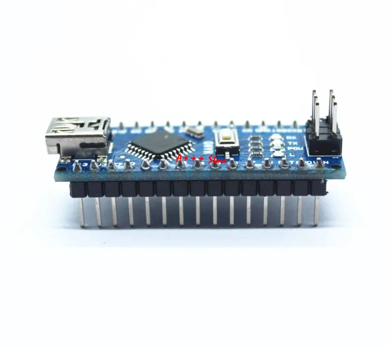 10 шт. Nano Mini USB с Загрузчиком совместим с arduino Nano 3,0 контроллер CH340 USB драйвер 16 МГц Nano v3.0 ATMEGA328P - Цвет: Soldered