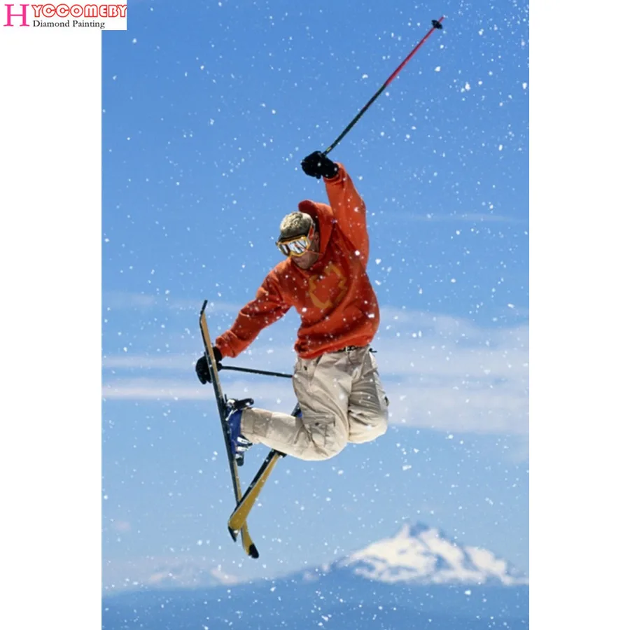 

Full Square 5D DIY Diamond embroidery character ski athlete Diamond Painting Cross Stitch Mosaic Seven Dwarfs Unfinished Decor