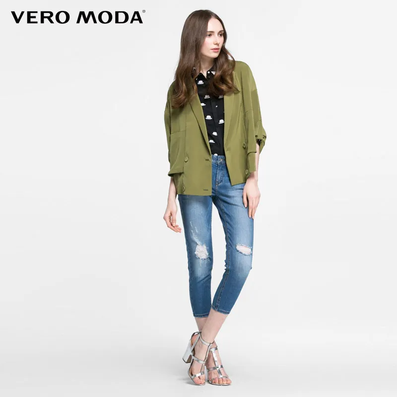 Vero Moda Новинка Женская Куртка Свободный Стиль Жакет Женский Женские Одежды|