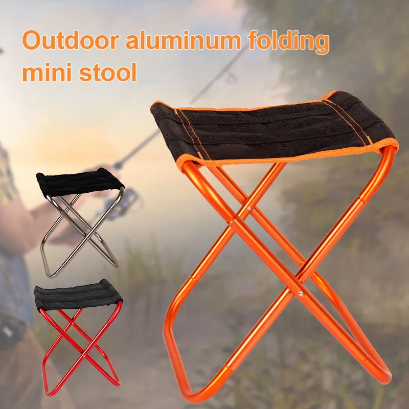 

2019 Aluminum Alloy Foldable Stool Lightweight Portable Fishing Chair for Outdoor Camping ALS88
