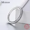 Modian Authentic 925 Sterling Silver Hearts Ring Clear CZ Fashion Stackable Vintage Classic Luxury For Women Engagement Gift ► Photo 3/6