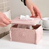 MeyJig Plastic Tissue Box Cover Napkin Storage Box Living Room Organizer Car Paper Holder Napkin Container 4