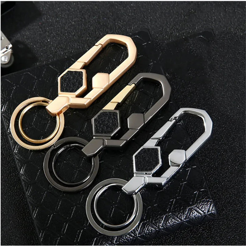 

BISI GORO 2019 fashion New Arrival Key Holder Mini Metallic Chain Ring Wallets Organizer Housekeeper business Men Car Key Unisex