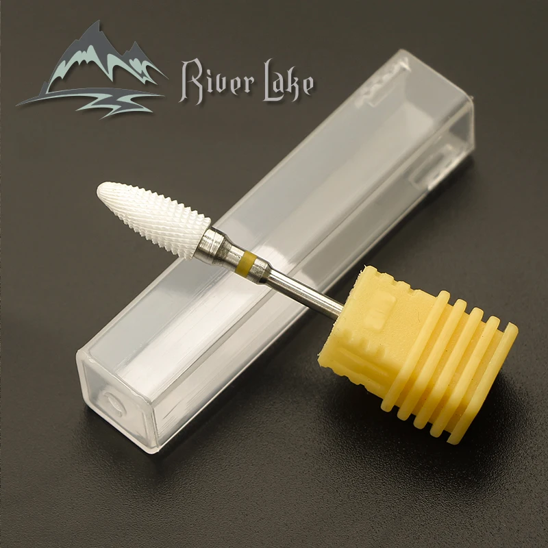 

3 Type Ceramic Nail Drill Bit 3/32" Rotary Burr Cutter Bits For Manicure Electric Nail Drill Accessories Nail Mill