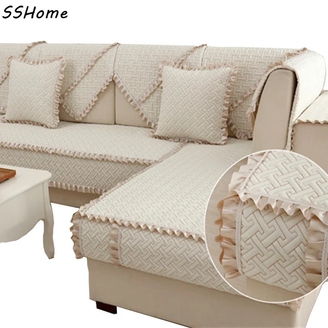 Slip Resistant Sofa Cushion Covers Idyllic Wood Ear Skirt Four Slip Resistant Sofa Cushion Covers Idyllic Wood Ear Skirt Four Seasons Luxury Minimalist Modern Fashion