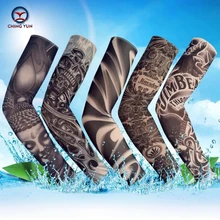 CHING YUN Новая мода тату рукава рука грелка унисекс УФ Защита наружные временные фальшивые татуировки рука рукав грелка рукав HW