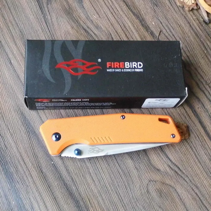 58-60HRC Ganzo FB7601 440C G10 or Carbon Fiber Handle Folding knife Survival Camping tool Pocket Knife tactical edc outdoor tool