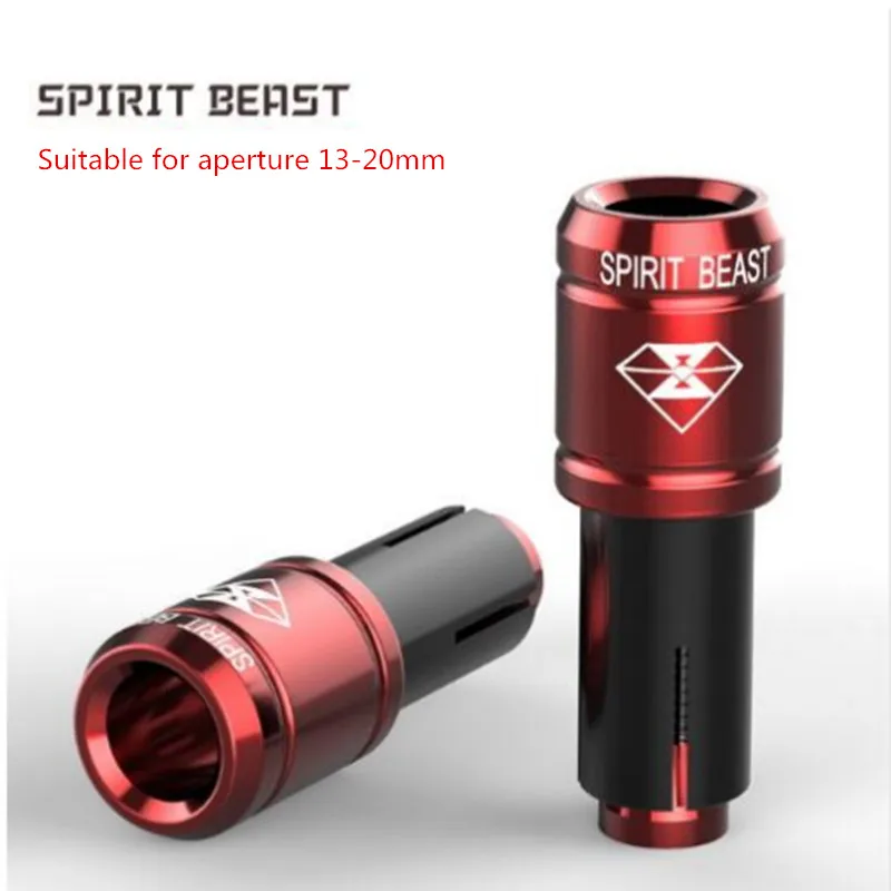 Spirit Beast мотоцикл разделительная заглушка для руля баланс терминал пробковая рукоять удлинитель Модификация аксессуары - Цвет: Красный