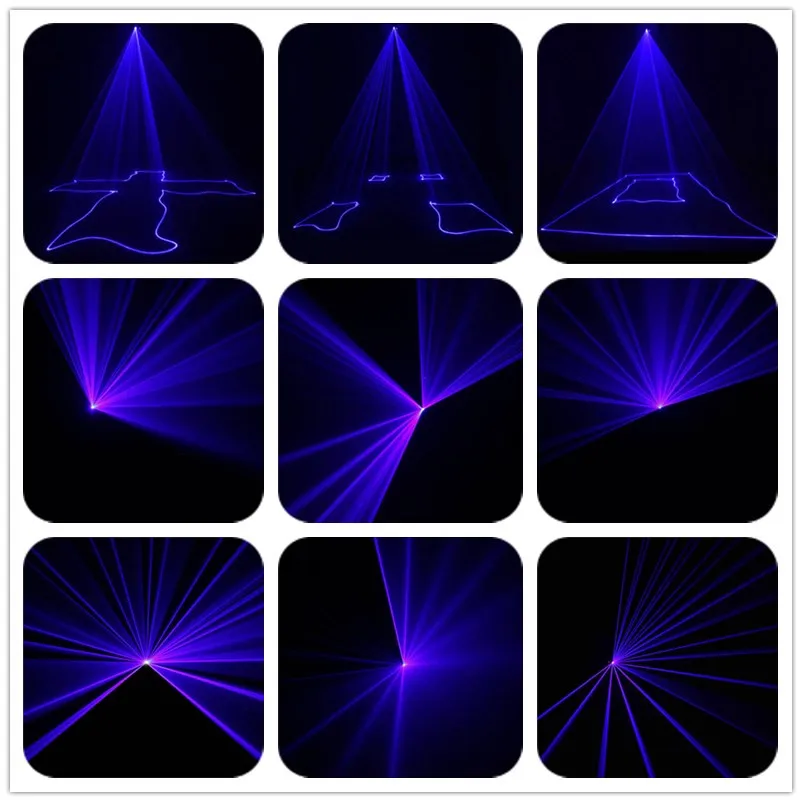 Мини 450 МВт синий луч лазерный DPSS сценическое освещение сканер беспроводной пульт 8 CH DMX DJ домашние вечерние дискотеки шоу проектор огни B450