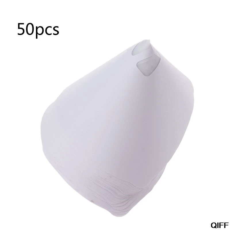 

50pcs Mesh Conical Nylon Micron Paper Paint Strainer Filter Purifying Straining Cup Funnel Disposable May06