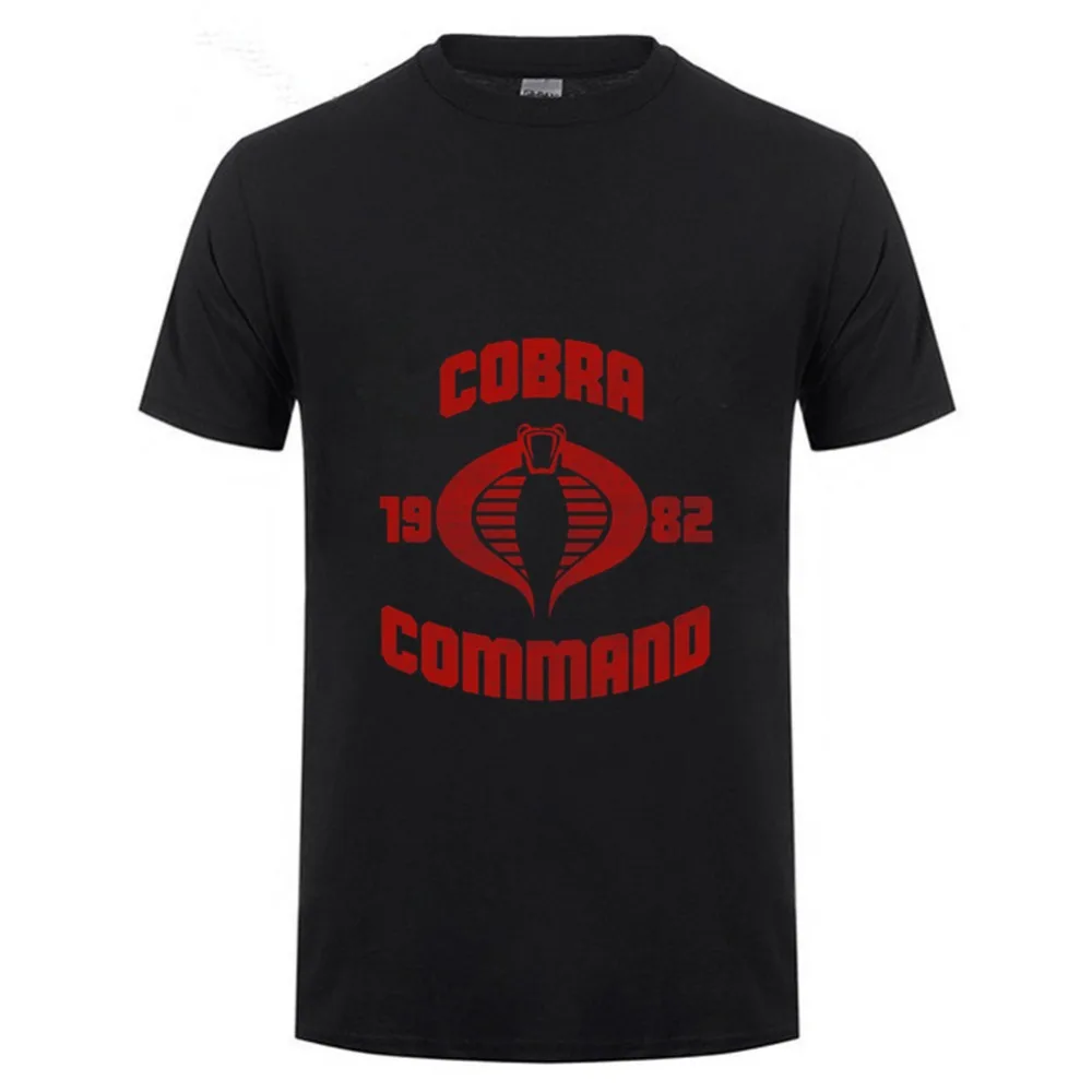 Cobra Commander 1982 для мужчин футболка летние Стиль футболки Мужская хлопковая с