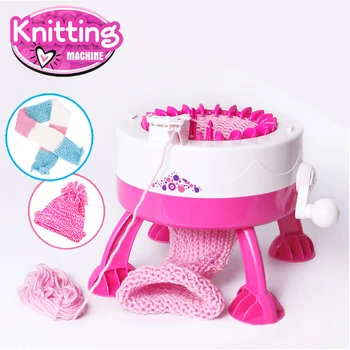 

22 Needles Knitting Machine Weaver Loom Tools Educational Toy for Children with Wool Needles Knitting Accessories Best Gift